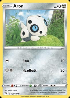 Darkness Ablaze Aron #121 card
