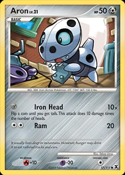 Rising Rivals Aron #57 card