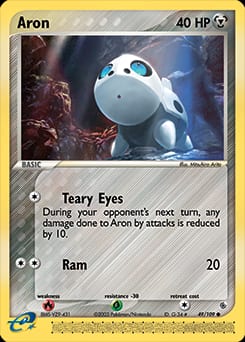Ruby & Sapphire Aron #49 card