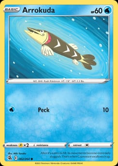 Fusion Strike Arrokuda #82 card