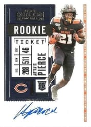 2020 Panini Contenders Base Set Artavis Pierce #269 card