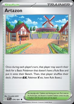 2024 Paldean Fates Artazon #76 card
