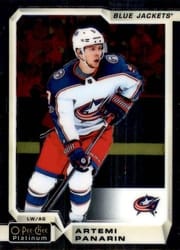 2018-19 O-Pee-Chee Platinum Base Set Artemi Panarin #17 card