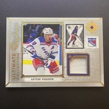 2021-22 Upper Deck Ultimate Collection Ultimate Display Jersey Artemi Panarin #UD-AP card