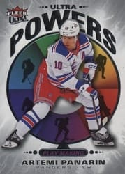 2025-26 Fleer Ultra Ultra Powers Artemi Panarin #UP 7 of 25 card