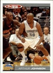 2004-05 Topps Total Base Set Arthur Johnson #357 card