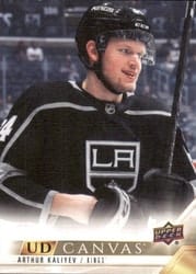 2022-23 Upper Deck UD Canvas Arthur Kaliyev #C308 card