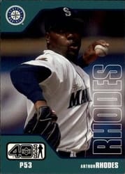 2002 Upper Deck 40-Man Base Set Arthur Rhodes #182 card