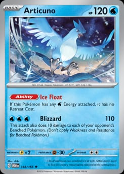 151 Articuno #144 card