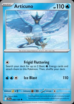 2025 Journey Together Articuno #32 card