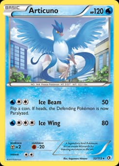 2013 Legendary Treasures Articuno #32 card