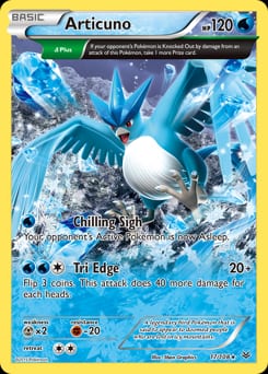 2015 Roaring Skies Articuno #17 card