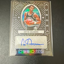 2021-22 Panini Obsidian Aurora Autographs Artis Gilmore #AUR-ART card