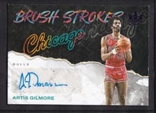 2023-24 Panini Court Kings Brush Strokes Autographs Artis Gilmore #BR-ART card