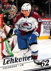 2025-26 Fleer Ultra Base Set Artturi Lehkonen #37 card
