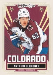 2025-26 O-Pee-Chee Base Retro Artturi Lehkonen #236 card
