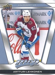 2025-26 Upper Deck MVP Base Set Artturi Lehkonen #102 card