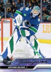2023-24 Upper Deck Base Set Arturs Silovs #485 card