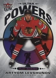 2025-26 Fleer Ultra Ultra Powers Artyom Levshunov #UP 17 of 25 card
