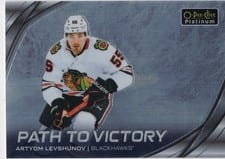 2025-26 O-Pee-Chee Platinum Path to Victory Artyom Levshunov #PV-25 card
