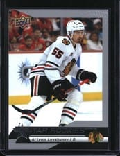 2025-26 Upper Deck Star Rookies Base Star Rookies Autographs Artyom Levshunov #25 card