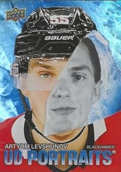 2025-26 Upper Deck UD Portraits Artyom Levshunov #P-4 card