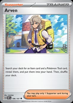 2023 Obsidian Flames Arven #186 card