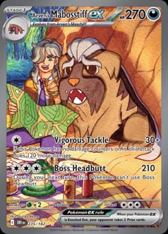 Destined Rivals Arven's Mabosstiff ex #235 card