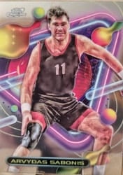 2023-24 Topps Chrome Cosmic Base Set Arvydas Sabonis #148 card