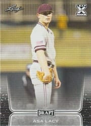 2020 Leaf Draft Base Set Asa Lacy #27 card