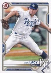 2021 Bowman Prospects Asa Lacy #BP-83 card