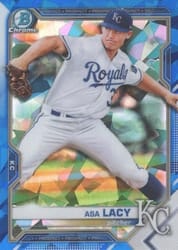 2021 Bowman Sapphire Edition Base Set Asa Lacy #BCP-83 card