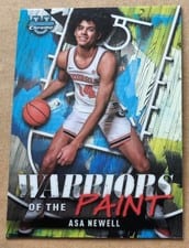 2024-25 Bowman University Chrome Warriors of the Paint Asa Newell #WP-3 card