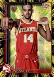 2025-26 Topps Chrome Radiating Rookies Asa Newell #RR-10 card