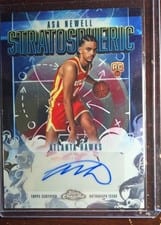 2025-26 Topps Chrome Stratospheric Signatures Rookies Asa Newell #SMR-AN card