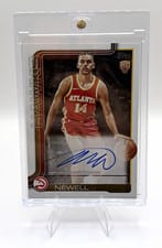 2025-26 Topps Flagship Real One Rookie Autographs Asa Newell #TFRR-AN card