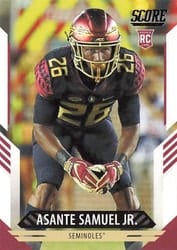 2021 Score Base Set Asante Samuel Jr. #376 card