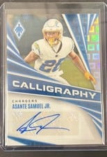 2024 Panini Phoenix Calligraphy Asante Samuel Jr. #C-ASJ card