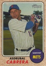 2017 Topps Heritage Base Set Asdrubal Cabrera #116 card