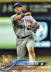 2018 Topps Base Set Asdrubal Cabrera #670 card