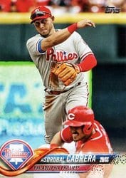2018 Topps Update Base Set Asdrubal Cabrera #US116 card