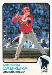 2022 Topps Heritage Base Set Asdrubal Cabrera #484 card