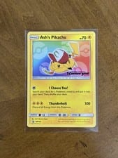 SM Black Star Promos Ash's Pikachu #SM108 card