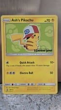 SM Black Star Promos Ash's Pikachu #SM112 card