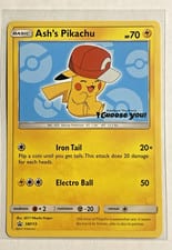 SM Black Star Promos Ash's Pikachu #SM113 card