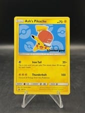 SM Black Star Promos Ash's Pikachu #SM114 card