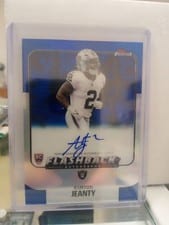 2025 Finest Flashback Autographs Ashton Jeanty #FBA-AJ card