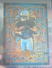 Ashton Jeanty 2025 Panini Mosaic Stained Glass Oversized card