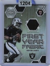2025 Topps Chrome First Year Fabric Ashton Jeanty #FYF-AJ card