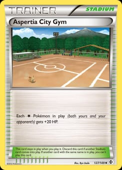 Boundaries Crossed Aspertia City Gym #127 card